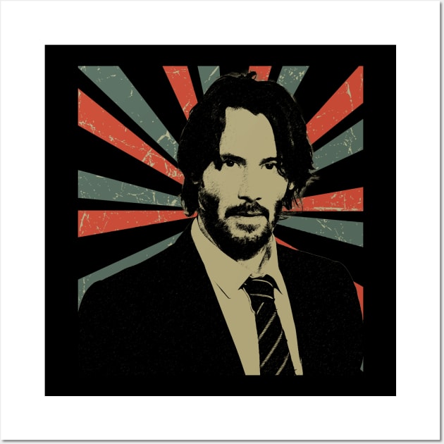 John Wick || Vintage Art Design || Exclusive Art Wall Art by Setipixel